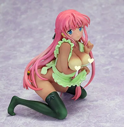 Kanojo x Kanojo x Kanojo - Orifushi Akina - 1/6 - Naked Apron, Suntan, Pastel Green Color (Blackberry)ㅤ – BlackBerry – ActionFigureBrasil — ângulo diferente