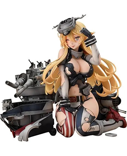 Kantai Collection ~Kan Colle~ - Iowa - Wonderful Hobby Selection - 1/8 - Half-Damaged, Heavy Armament Ver.ㅤ – Max Factory – ActionFigure Brasil