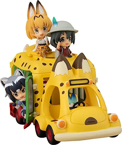Kemono Friends - Araiguma - Fennec - Kaban - Lucky Beast - Serval - Japari Bus (Kadokawa)ㅤ – Kadokawa As Manufacturer – ActionFigure Brasil