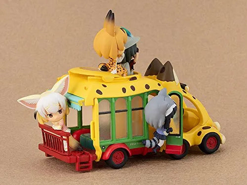 Kemono Friends - Araiguma - Fennec - Kaban - Lucky Beast - Serval - Japari Bus (Kadokawa)ㅤ – Kadokawa As Manufacturer – ActionFigure Brasil