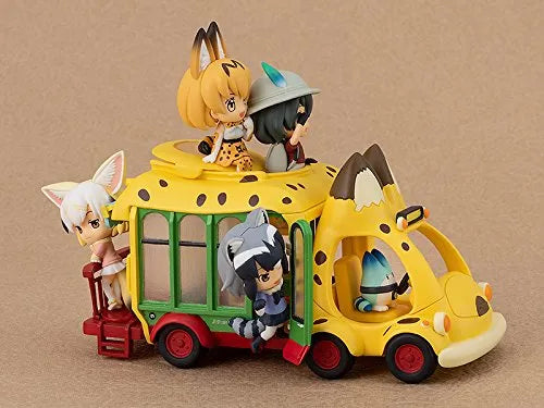 Kemono Friends - Araiguma - Fennec - Kaban - Lucky Beast - Serval - Japari Bus (Kadokawa)ㅤ – Kadokawa As Manufacturer – ActionFigure Brasil