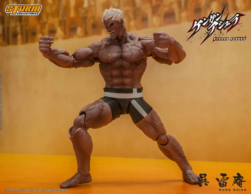 Kengan Ashura Action Figure Kure Raianㅤ – Storm Collectibles – ActionFigureBrasil