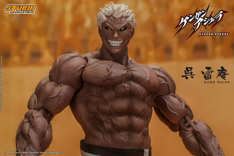Kengan Ashura Action Figure Kure Raianㅤ – Storm Collectibles – ActionFigureBrasil
