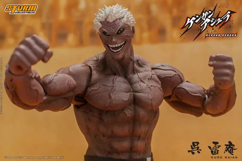 Kengan Ashura Action Figure Kure Raianㅤ – Storm Collectibles – ActionFigureBrasil