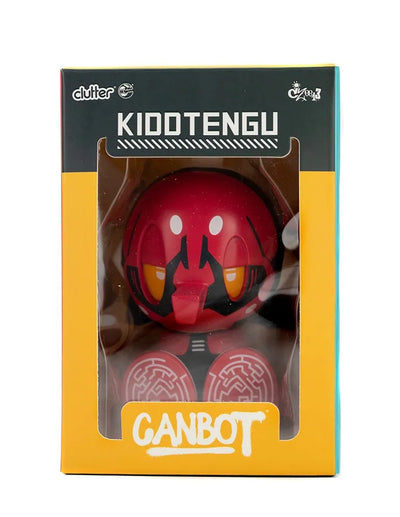 Kidd Tengu Red 5oz Canbot - LIMITED EDITION – Clutter Studios – ActionFigure Brasil — embalagem