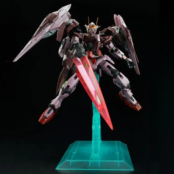 Kidou Senshi Gundam 00 - GN-0000 00 Gundam - GN-0000 + GNR-010 00 Raiser - GNR-010 0 Raiser - PG - 1/60 - Trans-Am Modeㅤ – Bandai – ActionFigureBrasil