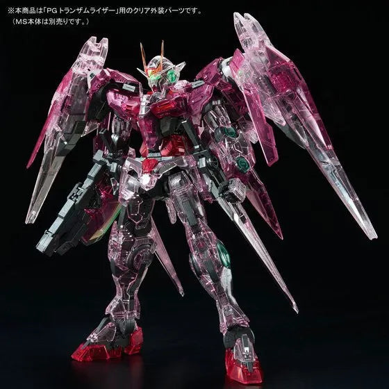 Kidou Senshi Gundam 00 - GN-0000 + GNR-010 00 Raiser - GN-0000 00 Gundam - GNR-010 0 Raiser - Trans-Am Raiser Clear Color Body - 1/60ㅤ – Bandai – ActionFigureBrasil