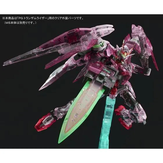 Kidou Senshi Gundam 00 - GN-0000 + GNR-010 00 Raiser - GN-0000 00 Gundam - GNR-010 0 Raiser - Trans-Am Raiser Clear Color Body - 1/60ㅤ – Bandai – ActionFigureBrasil