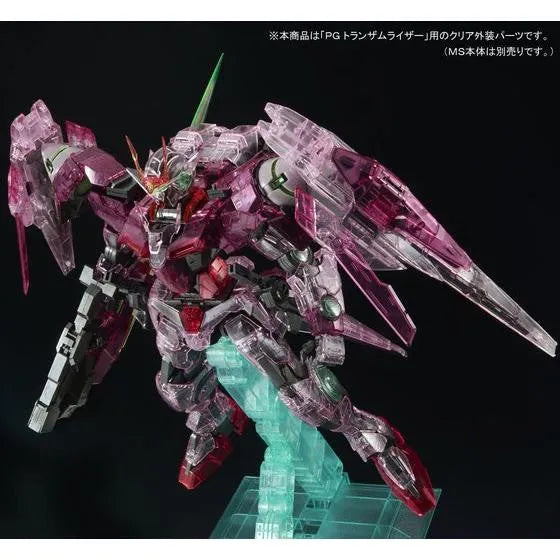 Kidou Senshi Gundam 00 - GN-0000 + GNR-010 00 Raiser - GN-0000 00 Gundam - GNR-010 0 Raiser - Trans-Am Raiser Clear Color Body - 1/60ㅤ – Bandai – ActionFigureBrasil