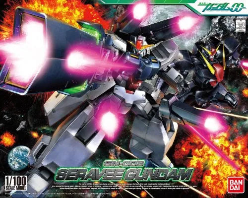 Kidou Senshi Gundam 00 - GN-008 Seravee Gundam - GN-009 Seraphim Gundam - 1/100 Gundam 00 Model Series 16 - 1/100 (Bandai)ㅤ – Bandai – ActionFigureBrasil