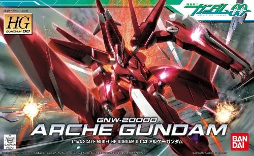Kidou Senshi Gundam 00 - GNW-20000 Arche Gundam - HG00 #43 - 1/144 (Bandai)ㅤ – Bandai – ActionFigureBrasil