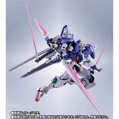Kidou Senshi Gundam 00V - GN-0000+GNR-010/XN 00 XN Raiser - Metal Robot Damashii- 00 XNRaiser + Seven Sword + GN Sword II Blaster Set (Bandai Spirits) [Shop Exclusive]ㅤ – Bandai Spirits – ActionFigureBrasil — com base expositora