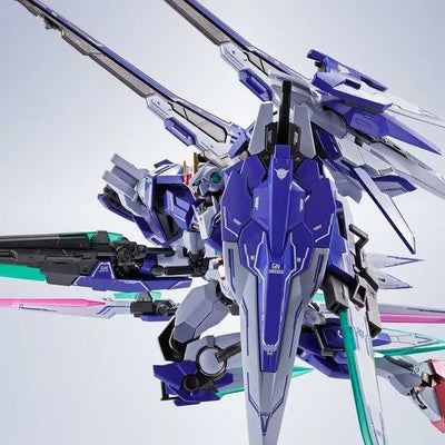 Kidou Senshi Gundam 00V - GN-0000+GNR-010/XN 00 XN Raiser - Metal Robot Damashii <Side MS> - 00 XNRaiser + Seven Sword + GN Sword II Blaster Set (Bandai Spirits) [Shop Exclusive]ㅤ – Bandai Spirits – ActionFigureBrasil — detalhe do produto