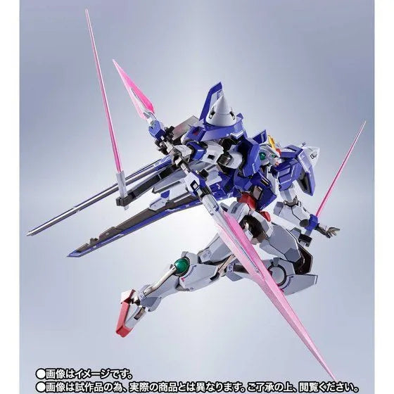 Kidou Senshi Gundam 00V - GN-0000+GNR-010/XN 00 XN Raiser - Metal Robot Damashii <Side MS> - 00 XNRaiser + Seven Sword + GN Sword II Blaster Set (Bandai Spirits) [Shop Exclusive]ㅤ – Bandai Spirits – ActionFigureBrasil