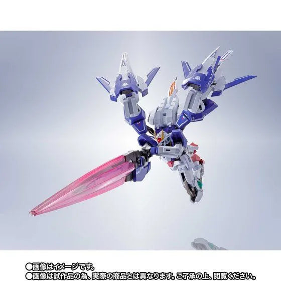 Kidou Senshi Gundam 00V - GN-0000+GNR-010/XN 00 XN Raiser - Metal Robot Damashii <Side MS> - 00 XNRaiser + Seven Sword + GN Sword II Blaster Set (Bandai Spirits) [Shop Exclusive]ㅤ – Bandai Spirits – ActionFigureBrasil