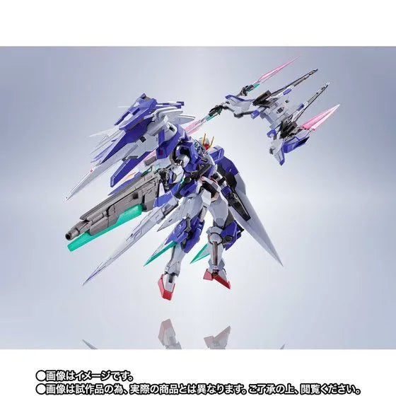 Kidou Senshi Gundam 00V - GN-0000+GNR-010/XN 00 XN Raiser - Metal Robot Damashii <Side MS> - 00 XNRaiser + Seven Sword + GN Sword II Blaster Set (Bandai Spirits) [Shop Exclusive]ㅤ – Bandai Spirits – ActionFigureBrasil