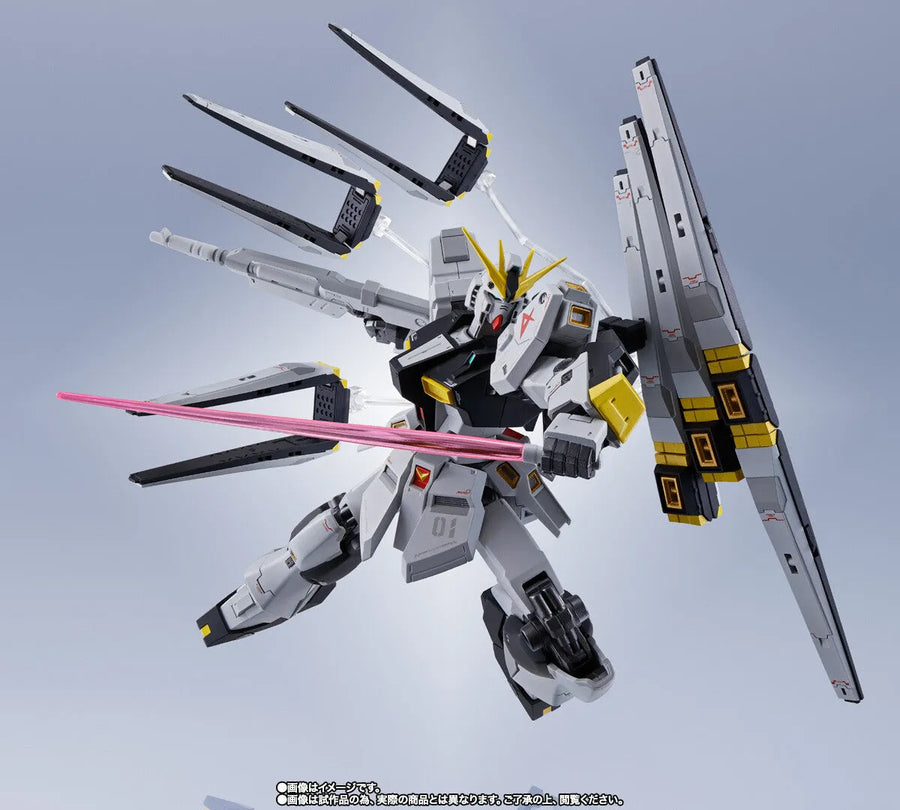 Kidou Senshi Gundam: Char's Counterattack Mobile Suit Variations - RX-93 ν Gundam Double Fin Funnel Type - Metal Robot Spirits - Robot Spirits - Robot Spirits <Side MS> (Bandai Spirits) [Shop Exclusive]ㅤ – Bandai Spirits – ActionFigureBrasil