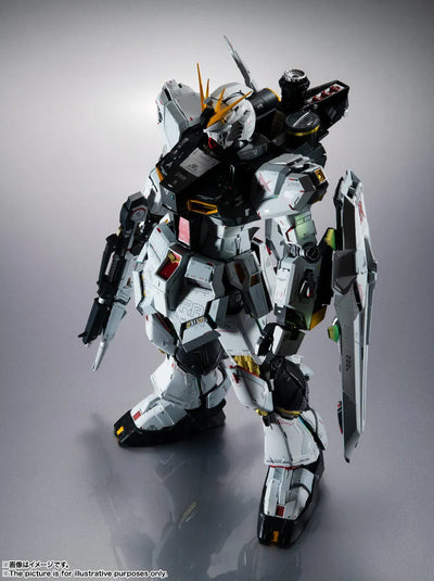 Kidou Senshi Gundam: Char's Counterattack - RX-93 Nu Gundam - Metal Structure Kaitai-Shou-Ki - 1/60 (Bandai Spirits)ㅤ – Bandai Spirits – ActionFigureBrasil — ângulo diferente