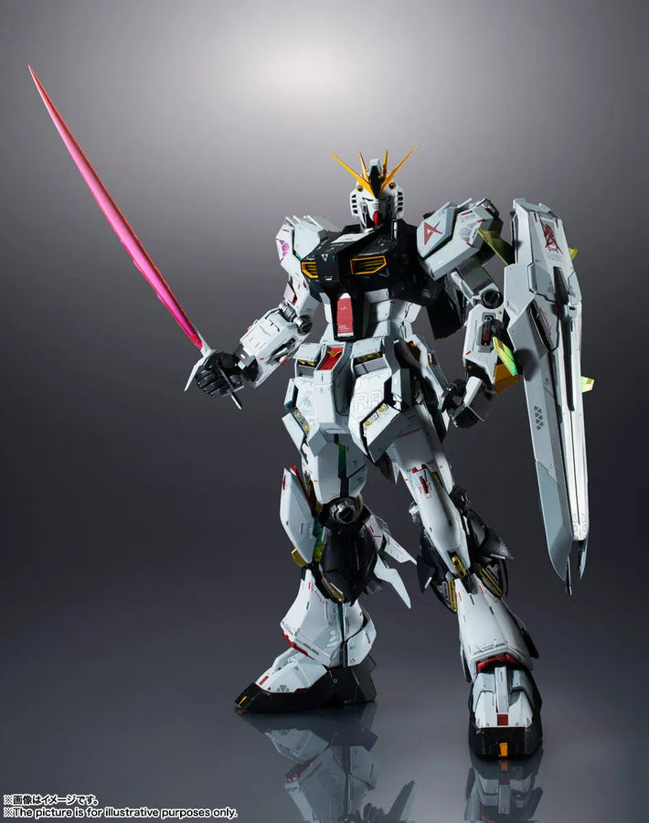 Kidou Senshi Gundam: Char's Counterattack - RX-93 Nu Gundam - Metal Structure Kaitai-Shou-Ki - 1/60 (Bandai Spirits)ㅤ – Bandai Spirits – ActionFigureBrasil