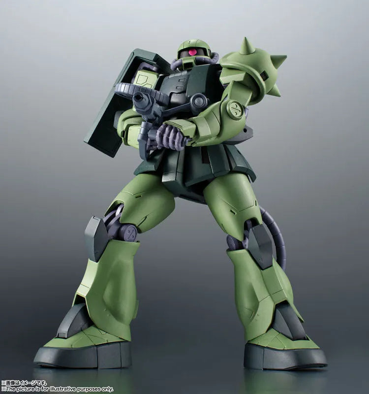 Kidou Senshi Gundam: Dai 08 MS Shotai - MS-06JC Zaku II - Robot Damashii - Robot Damashii <Side MS> - ver. A.N.I.M.E. (Bandai Spirits)ㅤ – Bandai Spirits – ActionFigureBrasil