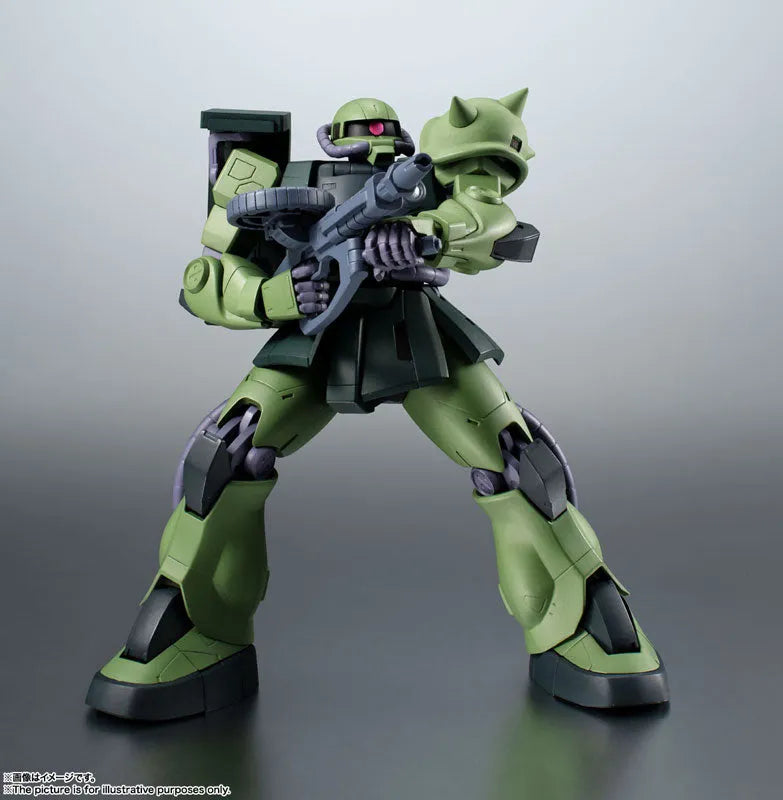Kidou Senshi Gundam: Dai 08 MS Shotai - MS-06JC Zaku II - Robot Damashii - Robot Damashii <Side MS> - ver. A.N.I.M.E. (Bandai Spirits)ㅤ – Bandai Spirits – ActionFigureBrasil