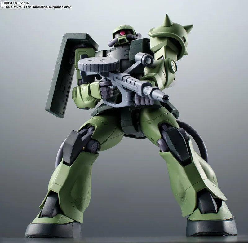 Kidou Senshi Gundam: Dai 08 MS Shotai - MS-06JC Zaku II - Robot Damashii - Robot Damashii <Side MS> - ver. A.N.I.M.E. (Bandai Spirits)ㅤ – Bandai Spirits – ActionFigureBrasil
