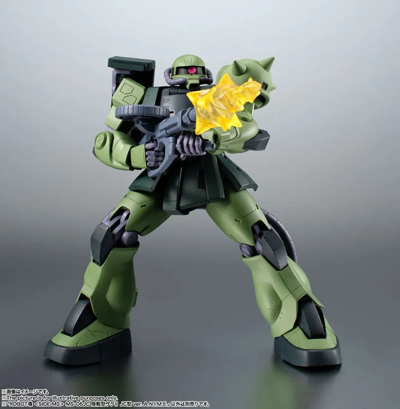 Kidou Senshi Gundam: Dai 08 MS Shotai - MS-06JC Zaku II - Robot Damashii - Robot Damashii <Side MS> - ver. A.N.I.M.E. (Bandai Spirits)ㅤ – Bandai Spirits – ActionFigureBrasil
