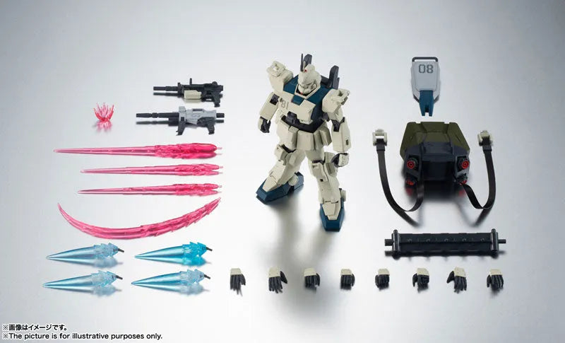 Kidou Senshi Gundam: Dai 08 MS Shotai - RX-79[G]Ez-8 Gundam Ez8 - Robot Damashii - Robot Damashii <Side MS> - Ver. A.N.I.M.E. (Bandai Spirits)ㅤ – Bandai Spirits – ActionFigureBrasil