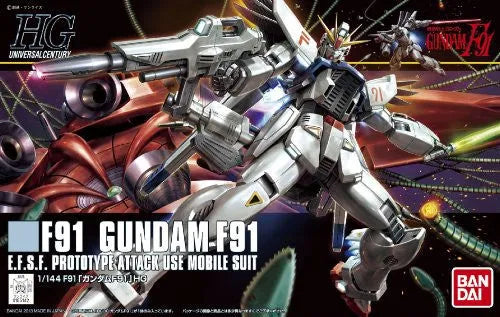Kidou Senshi Gundam F91 - F91 Gundam F91 - HGUC #167 - 1/144 (Bandai)ㅤ – Bandai – ActionFigureBrasil