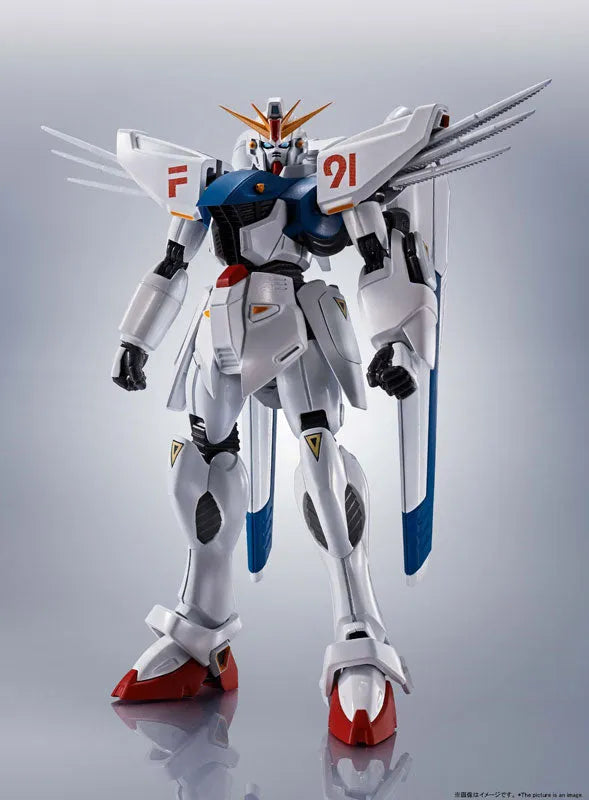 Kidou Senshi Gundam F91 - F91 Gundam F91 - Robot Damashii - Robot Damashii <Side MS> - Evolution-Spec (Bandai Spirits)ㅤ – Bandai Spirits – ActionFigureBrasil