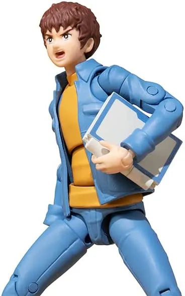 Kidou Senshi Gundam - Frau Bow - Amuro Ray - G.M.G. - Earth Federation Forces 07 - 1/18 (MegaHouse)ㅤ – MegaHouse – ActionFigureBrasil — embalagem