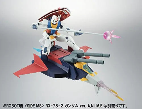 Kidou Senshi Gundam - G-Fighter - Robot Damashii - Robot Damashii <Side MS> - ver. A.N.I.M.E.ㅤ – Bandai – ActionFigureBrasil
