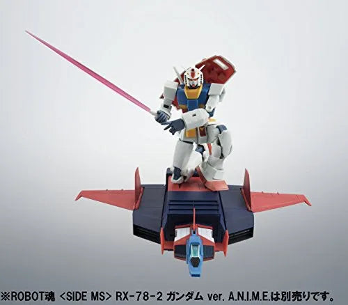 Kidou Senshi Gundam - G-Fighter - Robot Damashii - Robot Damashii <Side MS> - ver. A.N.I.M.E.ㅤ – Bandai – ActionFigureBrasil
