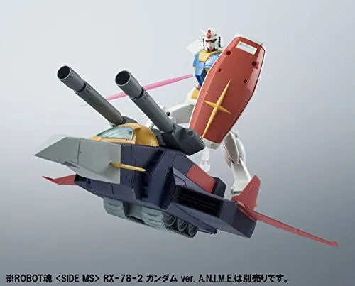 Kidou Senshi Gundam - G-Fighter - Robot Damashii - Robot Damashii <Side MS> - ver. A.N.I.M.E.ㅤ – Bandai – ActionFigureBrasil