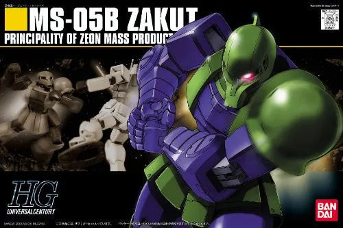 Kidou Senshi Gundam - MS-05B Zaku I - HGUC 064 - 1/144 (Bandai)ㅤ – Bandai – ActionFigureBrasil