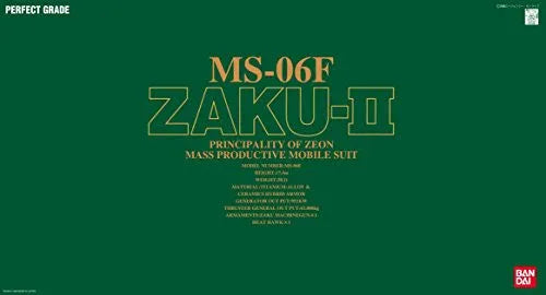 Kidou Senshi Gundam - MS-06F Zaku II - PG - 1/60 (Bandai)ㅤ – Bandai – ActionFigureBrasil