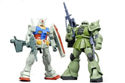 Kidou Senshi Gundam - MS-06F Zaku II - RX-78-2 Gundam - Gunpla Starter Set Vol.1 - HGUC - 1/144 (Bandai)ㅤ – Bandai – ActionFigureBrasil — detalhe do produto