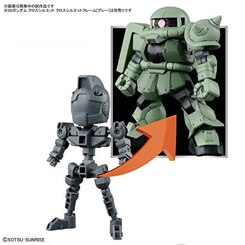 Kidou Senshi Gundam - MS-06F Zaku II - SD Gundam Cross Silhouette (Bandai)ㅤ – Bandai – ActionFigureBrasil