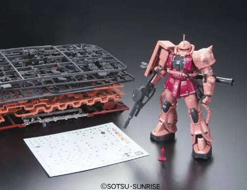 Kidou Senshi Gundam - MS-06S Zaku II Commander Type Char Aznable Custom - RG - 1/144 (Bandai)ㅤ – Bandai – ActionFigure Brasil