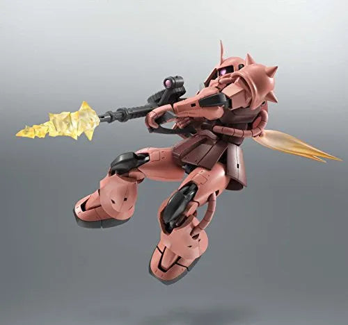 Kidou Senshi Gundam - MS-06S Zaku II Commander Type Char Aznable Custom - Robot Damashii - Robot Damashii <Side MS> - ver. A.N.I.M.E. (Bandai)ㅤ – Bandai – ActionFigureBrasil