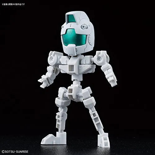 Kidou Senshi Gundam - RGM-79 GM - SD Gundam Cross Silhouette - Cross Silhouette Frame - White (Bandai)ㅤ – Bandai – ActionFigureBrasil