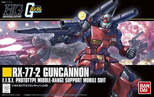 Kidou Senshi Gundam - RX-77-2 Guncannon - HGUC #190 - 1/144 - Revive ver. (Bandai)ㅤ – Bandai – ActionFigureBrasil