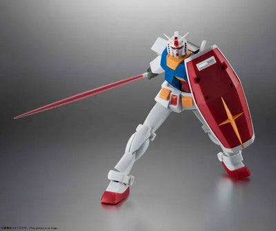 Kidou Senshi Gundam - RX-78-2 Gundam - Best Selection - Robot Damashii - Robot Damashii- ver. A.N.I.M.E. (Bandai Spirits)ㅤ – Bandai Spirits – ActionFigureBrasil — ângulo diferente