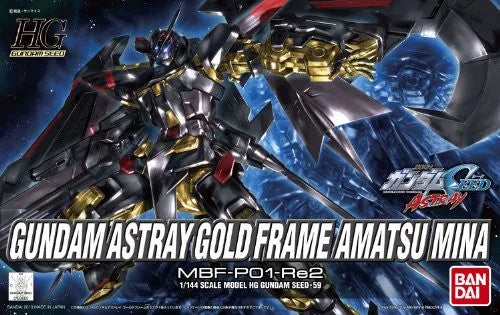 Kidou Senshi Gundam SEED Astray - MBF-P01 Gundam Astray Gold Frame Amatsu - HG Gundam SEED #59 - 1/144 - Amatsu Mina (Bandai)ㅤ – Bandai – ActionFigure Brasil