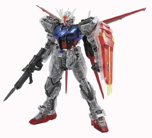 Kidou Senshi Gundam SEED - FX-550 Skygrasper - GAT-X105+AQM/E-X01 Aile Strike Gundam - GAT-X105 Strike Gundam - PG - 1/60 - 30th Anniversary Color Clear ver.ㅤ – Bandai – ActionFigureBrasil