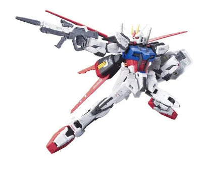 Kidou Senshi Gundam SEED - GAT-X105+AQM/E-X01 Aile Strike Gundam - RG #03 - 1/144 (Bandai)ㅤ – Bandai – ActionFigureBrasil — com base expositora