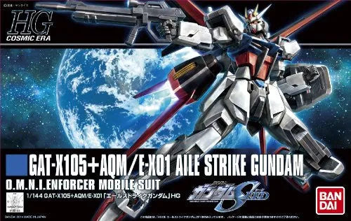 Kidou Senshi Gundam SEED - GAT-X105 Strike Gundam - GAT-X105+AQM/E-X01 Aile Strike Gundam - HGCE - HGUC 171 - 1/144 (Bandai)ㅤ – Bandai – ActionFigure Brasil