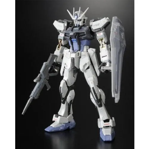 Kidou Senshi Gundam SEED - GAT-X105 Strike Gundam - GAT-X105+AQM/E-X02 Sword Strike Gundam - GAT-X105+AQM/E-X03 Launcher Strike Gundam - RG - 1/144 - Deactive Mode (Bandai)ㅤ – Bandai – ActionFigure Brasil