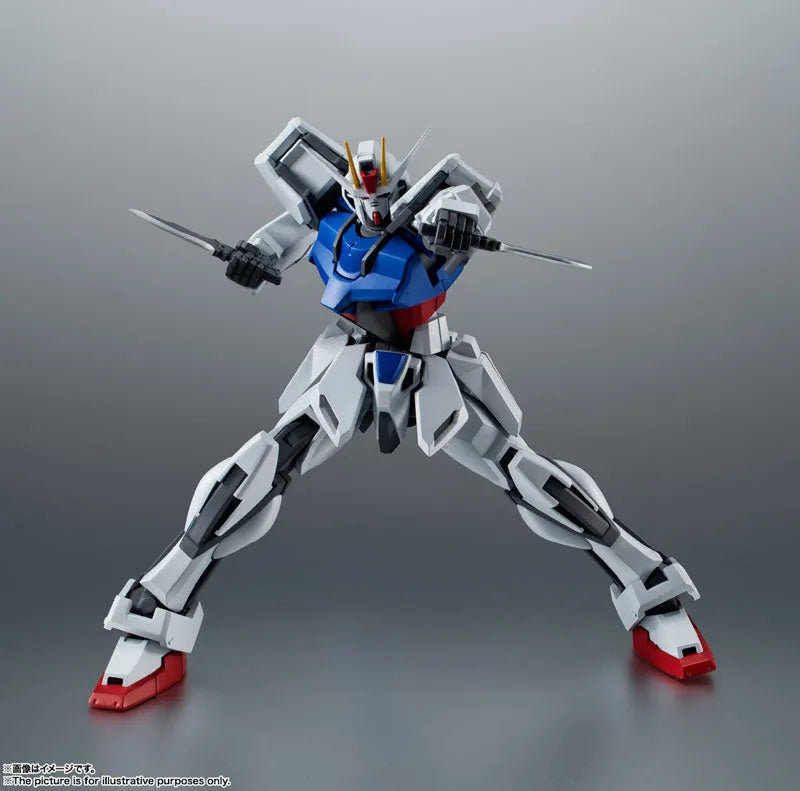 Kidou Senshi Gundam SEED - GAT-X105 Strike Gundam - Robot Damashii - Robot Damashii <Side MS> - Ver. A.N.I.M.E. (Bandai Spirits)ㅤ – Bandai Spirits – ActionFigureBrasil