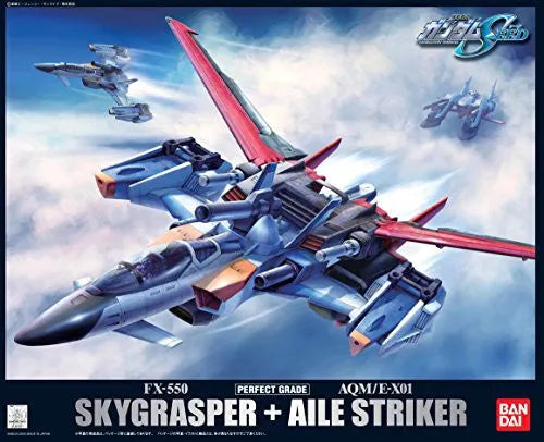 Kidou Senshi Gundam SEED - PG - FX-550+AQM/E-X01 Skygrasper + Aile Striker - 1/60 (Bandai)ㅤ – Bandai – ActionFigureBrasil